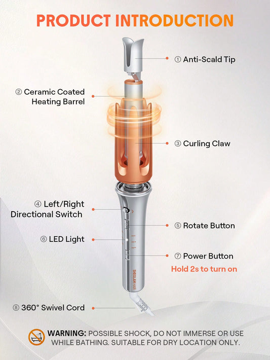 SHEGLAM HAIR – It-Curl One-Touch Instant Curler (Original) ©