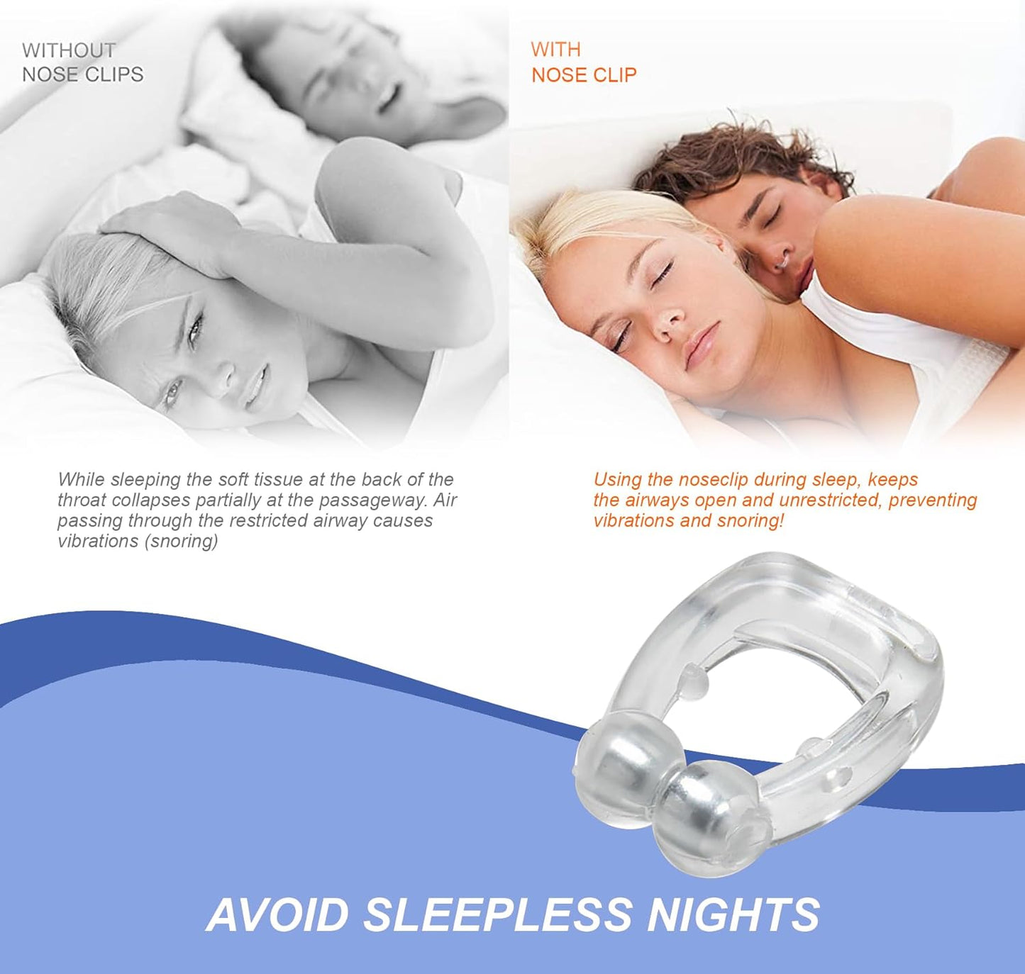 Anti Snoring Nose Clip