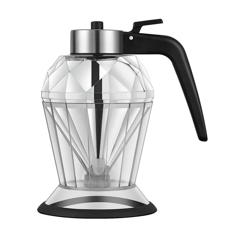 Oil Dispenser Diamond Shaped Glass Oil Bottle