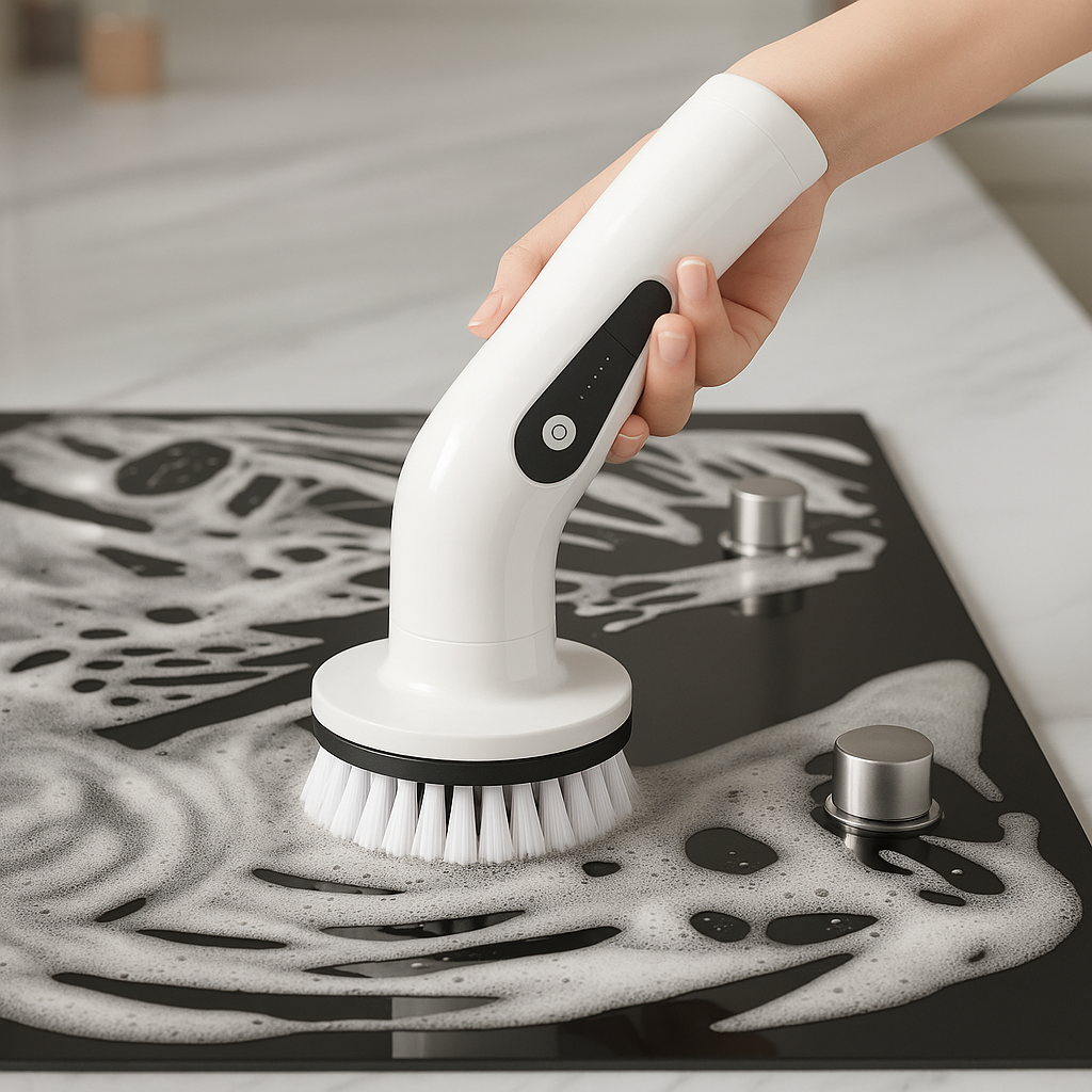 Cordless Electric Jet Cleaning Brush