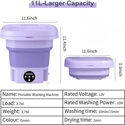 Foldable Mini Laundry Machine