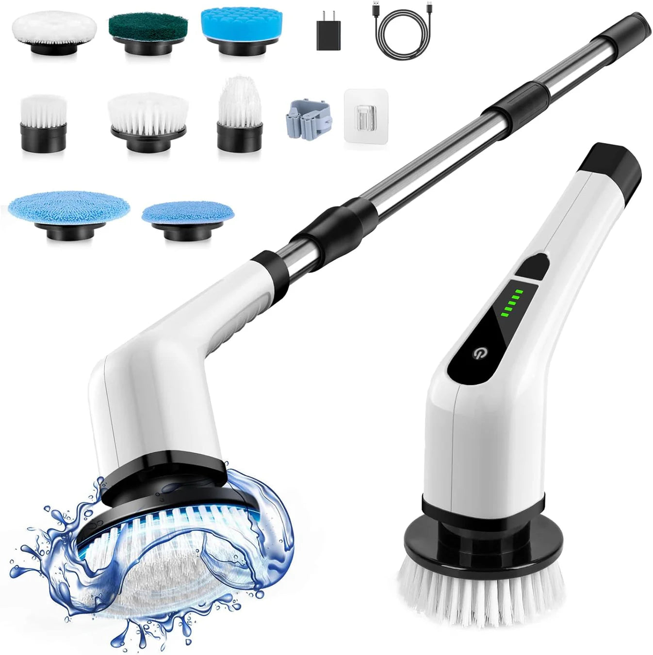 Cordless Electric Jet Cleaning Brush