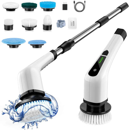 Cordless Electric Jet Cleaning Brush