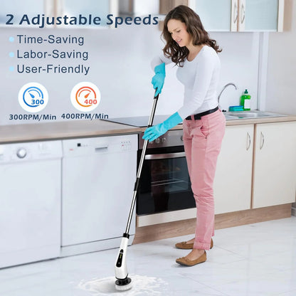 Cordless Electric Jet Cleaning Brush