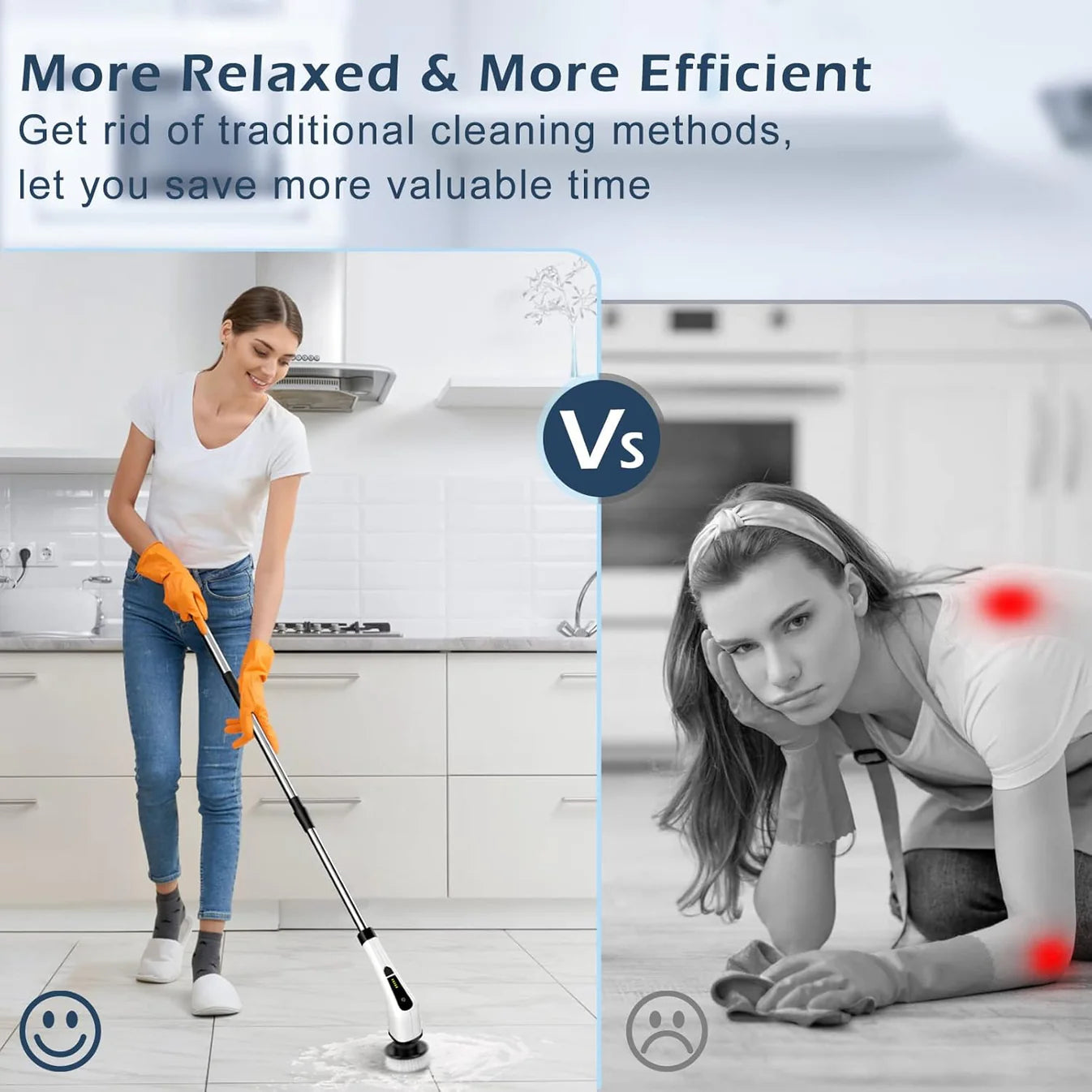 Cordless Electric Jet Cleaning Brush