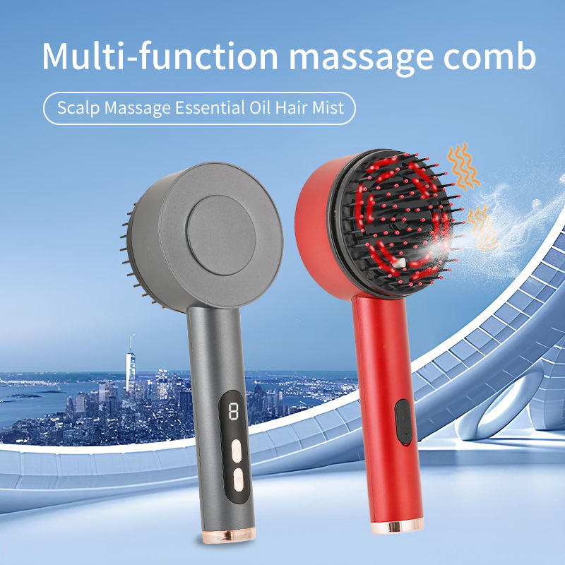 Waterproof 3-in-1 Scalp Care Massager & Oil Applicator – Boosts Hair Growth
