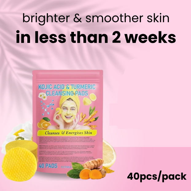 Kojic Acid & Turmeric Cleansing Pads (40 Pieces)