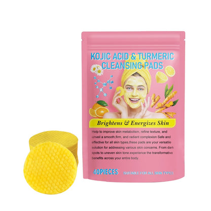 Kojic Acid & Turmeric Cleansing Pads (40 Pieces)