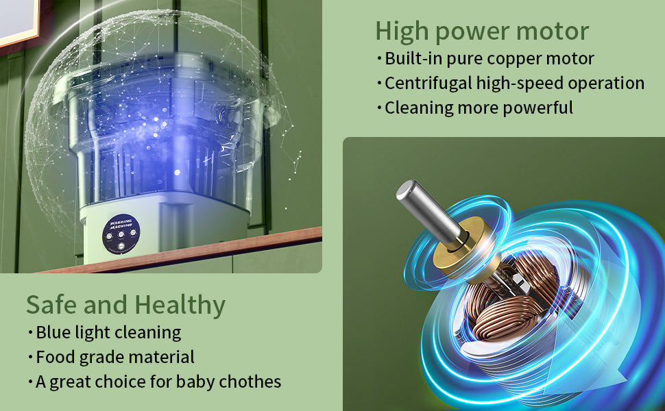 Foldable Mini Laundry Machine