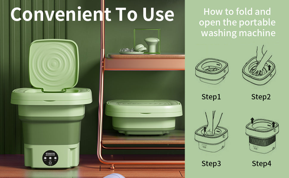 Foldable Mini Laundry Machine