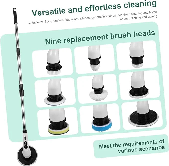 Cordless Electric Jet Cleaning Brush